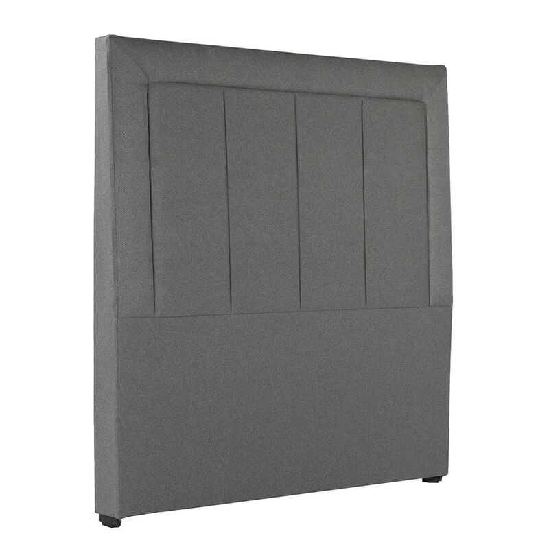 Cabecera Matrimonial Dicasa Davos Gris Orleans image number null