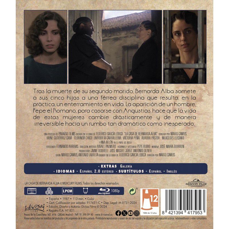 La Casa de Bernarda Alba [Blu-ray] (1987) image number null