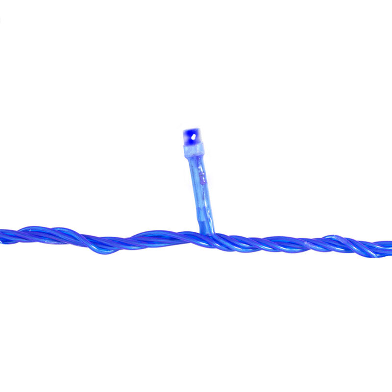 Serie Decorativa Cascada Luz Led Azul Foco Tipo... image number null