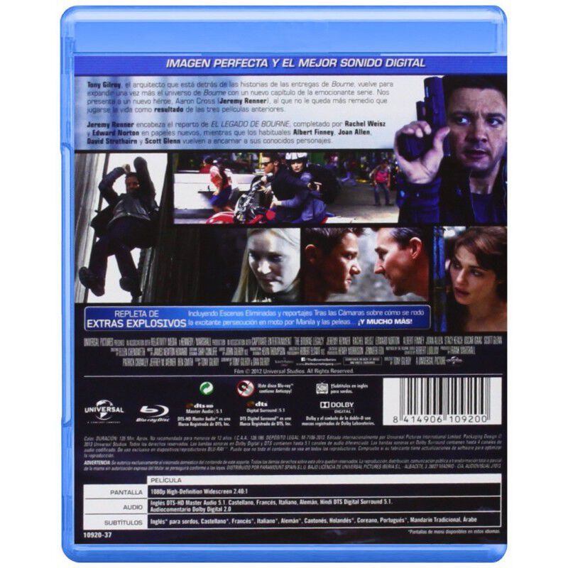 El Legado De Bourne [blu-ray] image number null