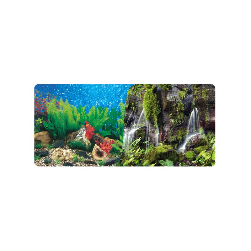 Respaldo Doble Para Acuario Vista Jardin/cascad... image number null