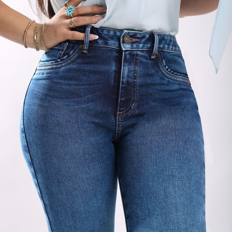 Jeans Skinny Tiro Medio Savi Sb4756c Azul Stret... image number null