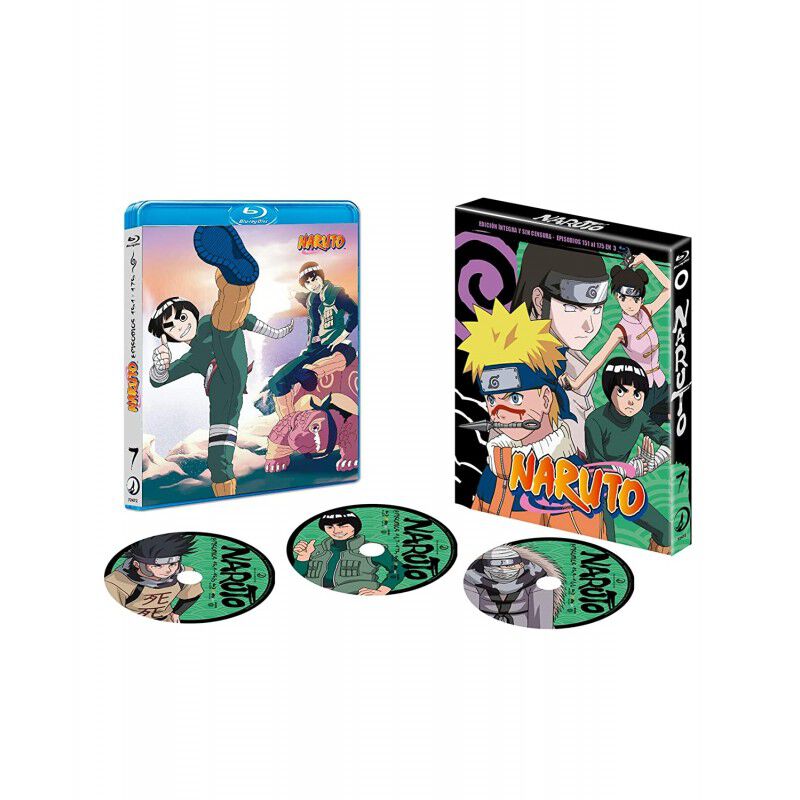 Naruto Caja 7: Episodios Del 151 Al 175 [blu-ra... image number null