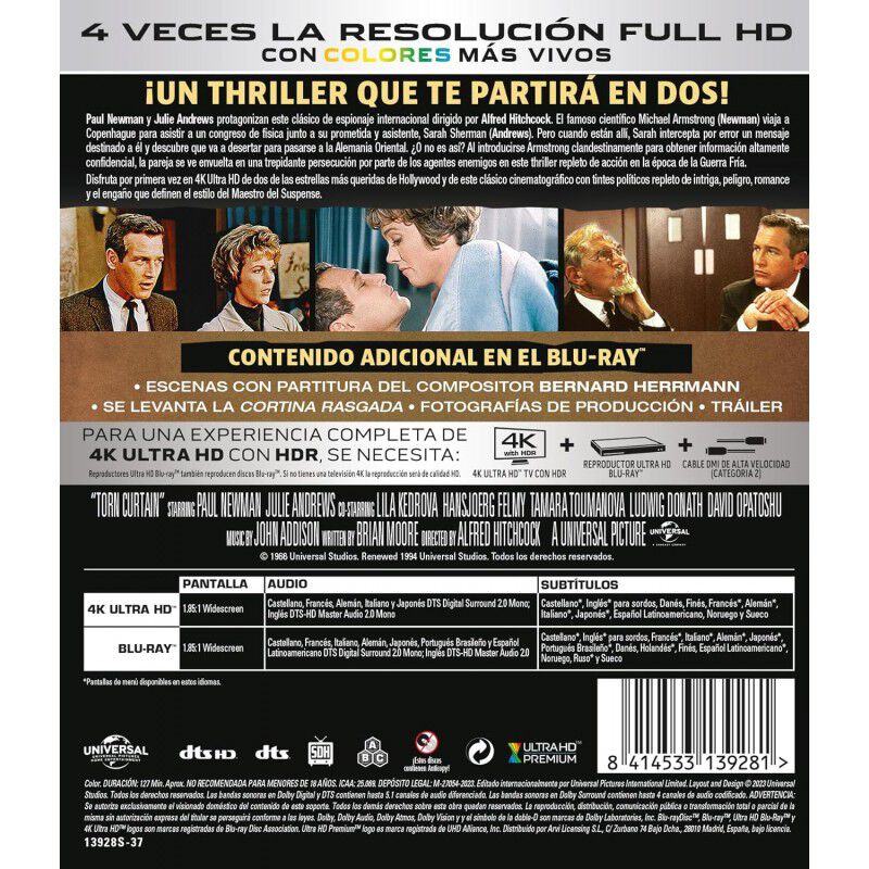 Cortina Rasgada (4k Uhd + Blu-ray) [blu-ray] image number null