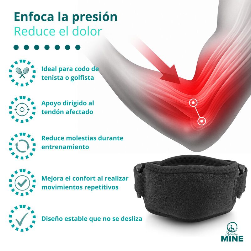Codera Deportiva Doble Almohadilla Epicondiliti... image number null