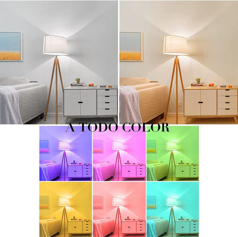 Pack 4 Focos Inteligentes Fratech WiFi&nbsp;Luz Blan... image number null