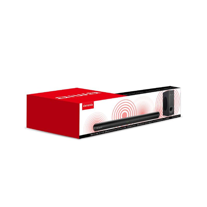 Barra de sonido Aiwa AW-SBH21W-W negra 50/60Hz image number null