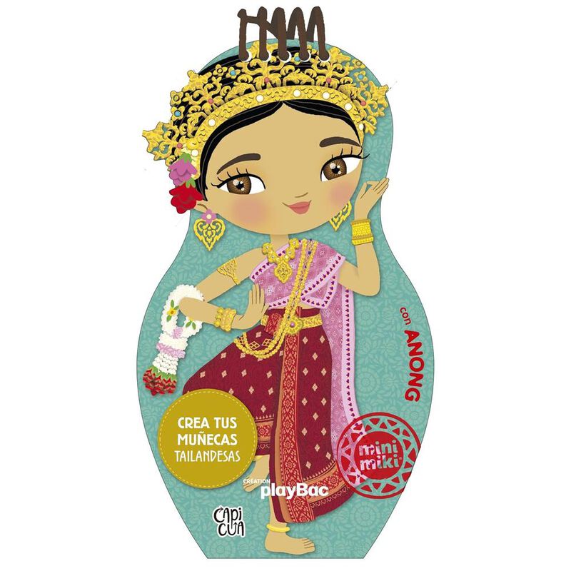 Libro Mu&ntilde;eca Mini Miki Anong De Tailandia image number null