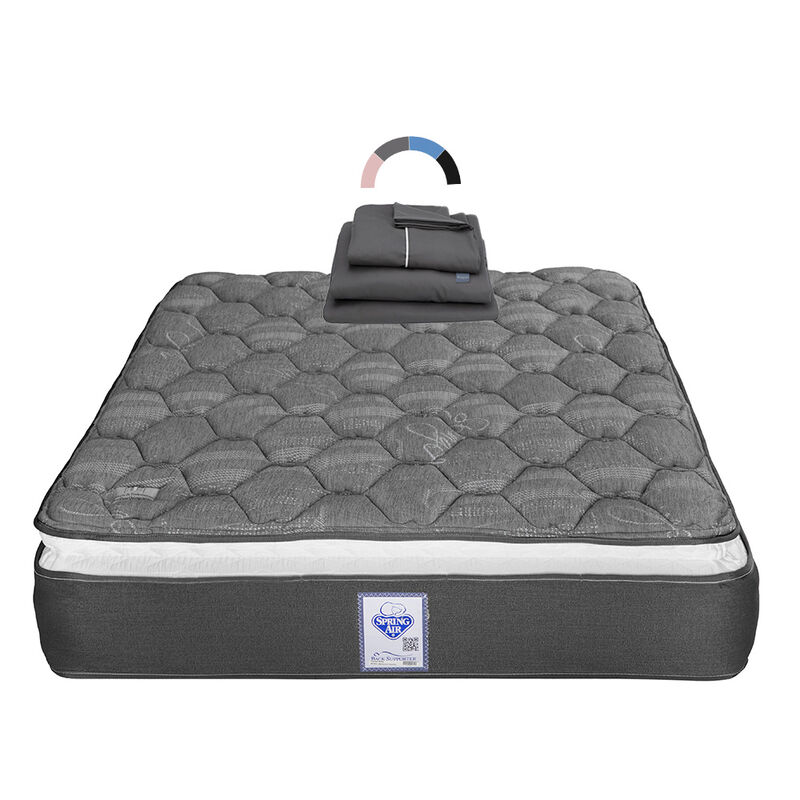 Colch&oacute;n Spring Air Aries Matrimonial + Juego De... image number null