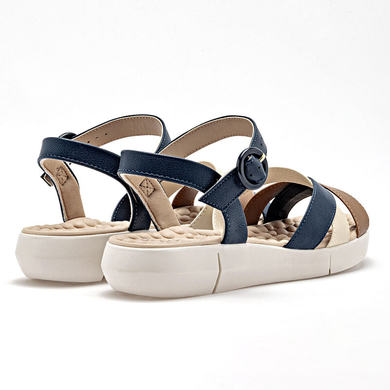 Modare Sandalia para mujer marino camel beige, ... image number null