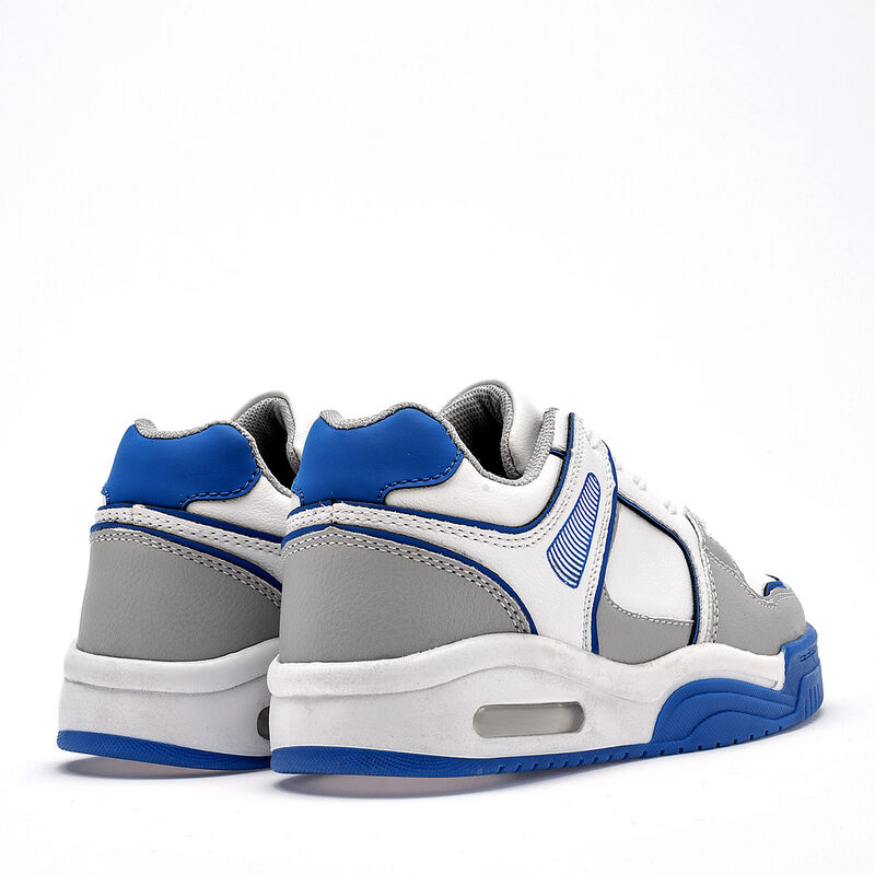 Lycht tenis para ni&ntilde;o  blanco gris azul cod 140... image number null