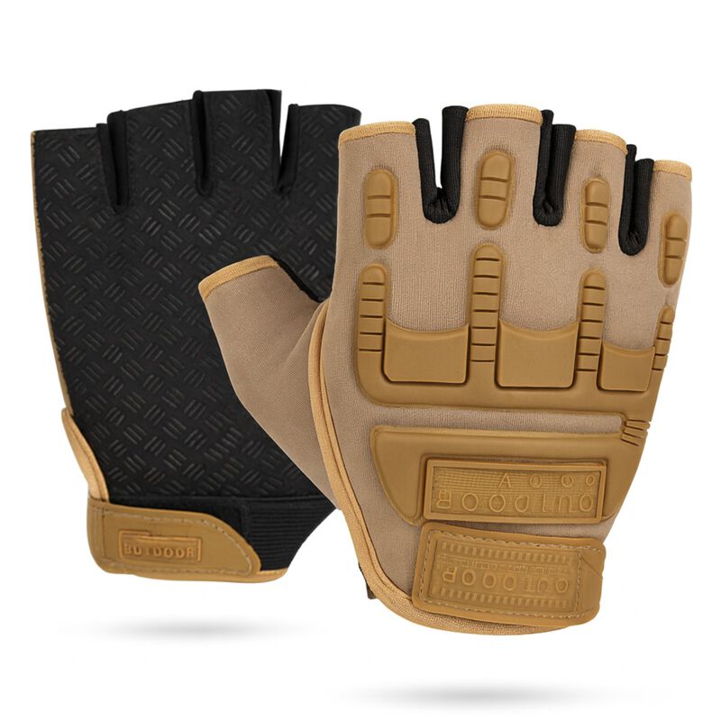 Guantes T&aacute;cticos de Medio Dedo Motociclista &ndash; P... image number null