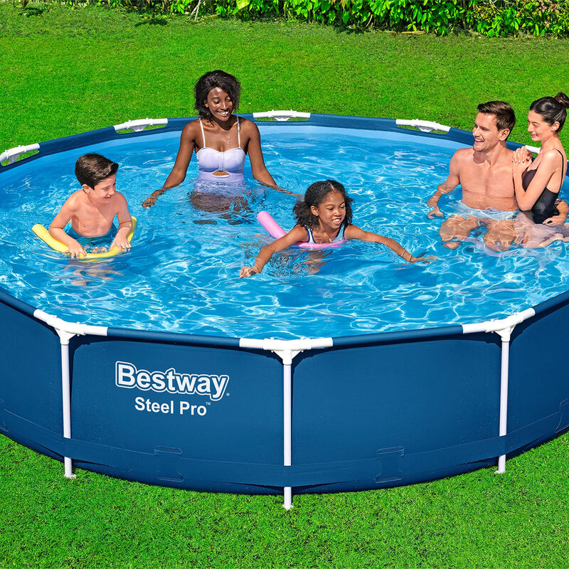 Alberca R&iacute;gida Estructural Redonda Azul 1 Model... image number null