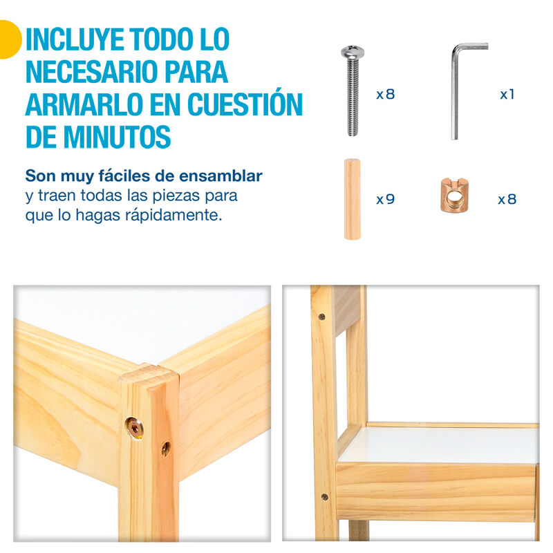 Sillas para Ni&ntilde;os de Madera para Mesita Montess... image number null