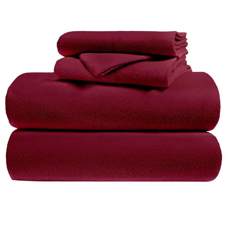 Juego de S&aacute;banas Polar King Size Vino T&eacute;rmicas,... image number null