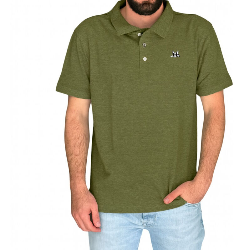 Playera Polo de Algod&oacute;n Manga Corta Casual para... image number null