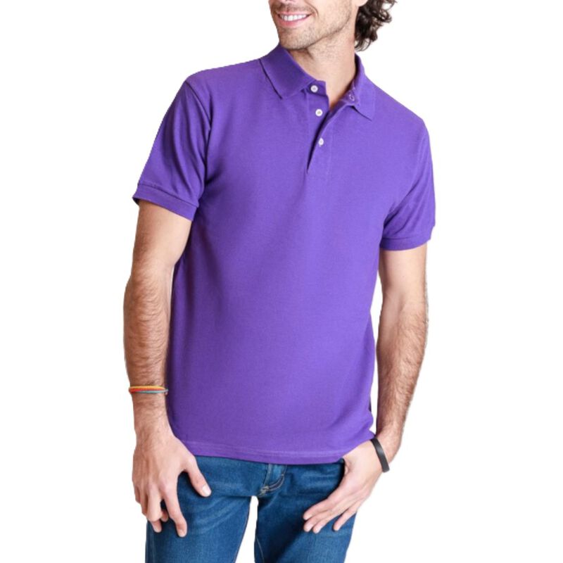 Polo Piqu&eacute; para Caballero Morado &ndash; Dise&ntilde;o Moder... image number null