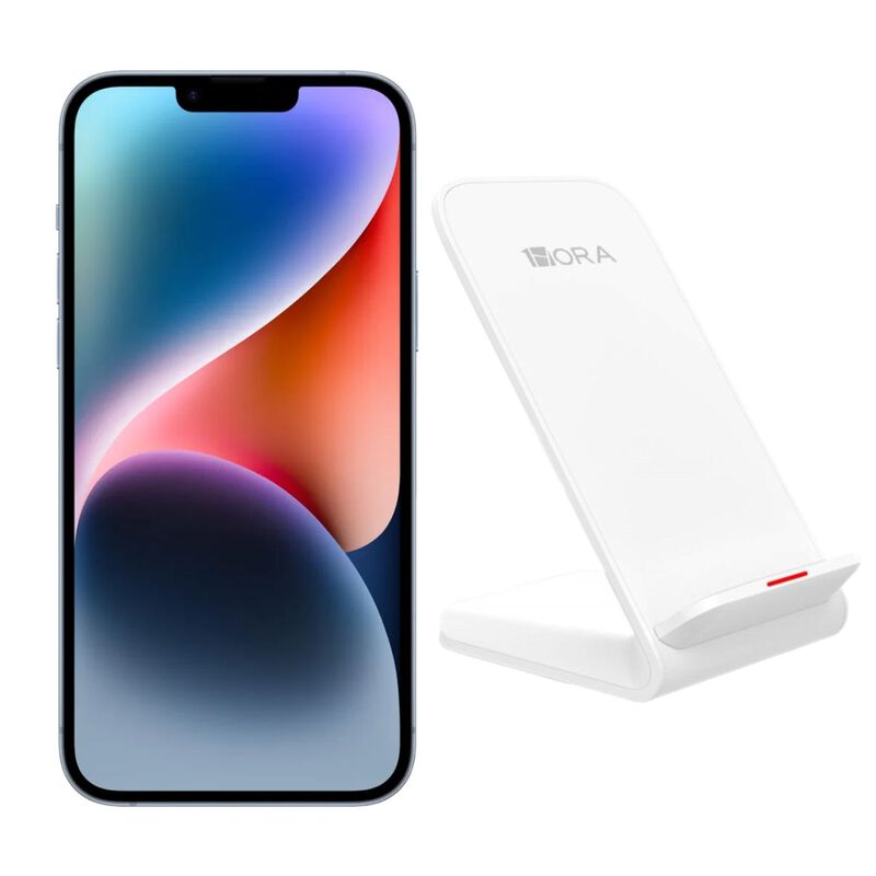 iPhone 14 128GB Azul E-SIM Reacondicionado + Ba... image number null