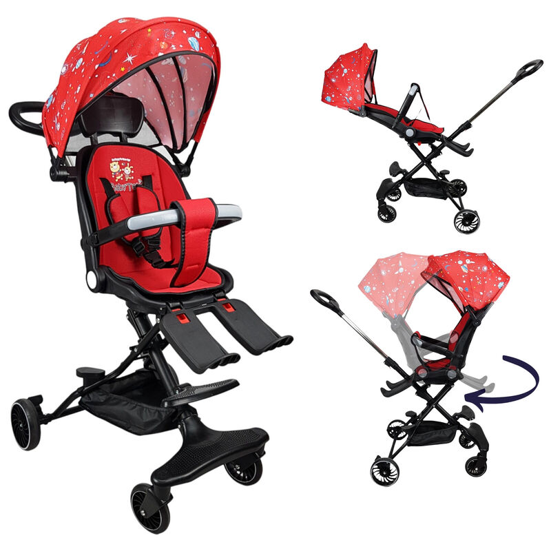 Carriola Para Beb&eacute; Giratoria,frenos,plegable Y ... image number null