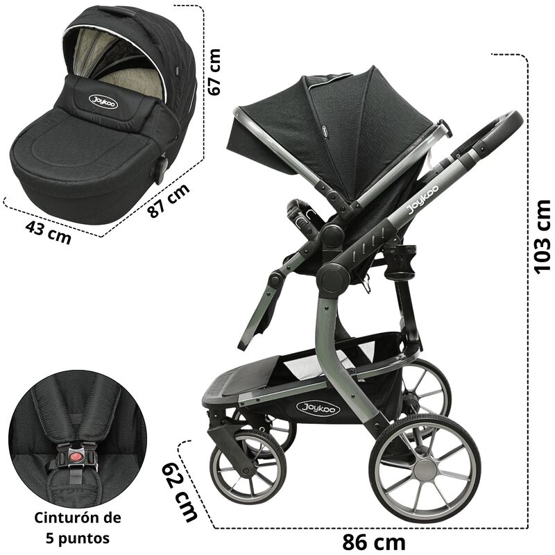 Carriola para Beb&eacute; Asiento Reversible Bambineto... image number null