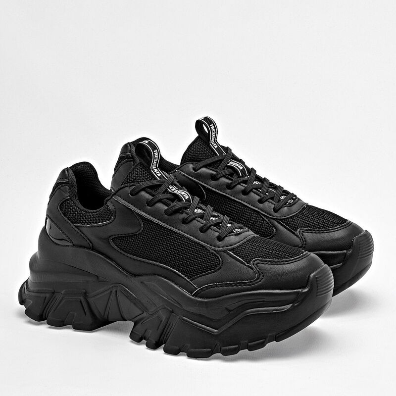 360 Tenis urbano para mujer negro image number null