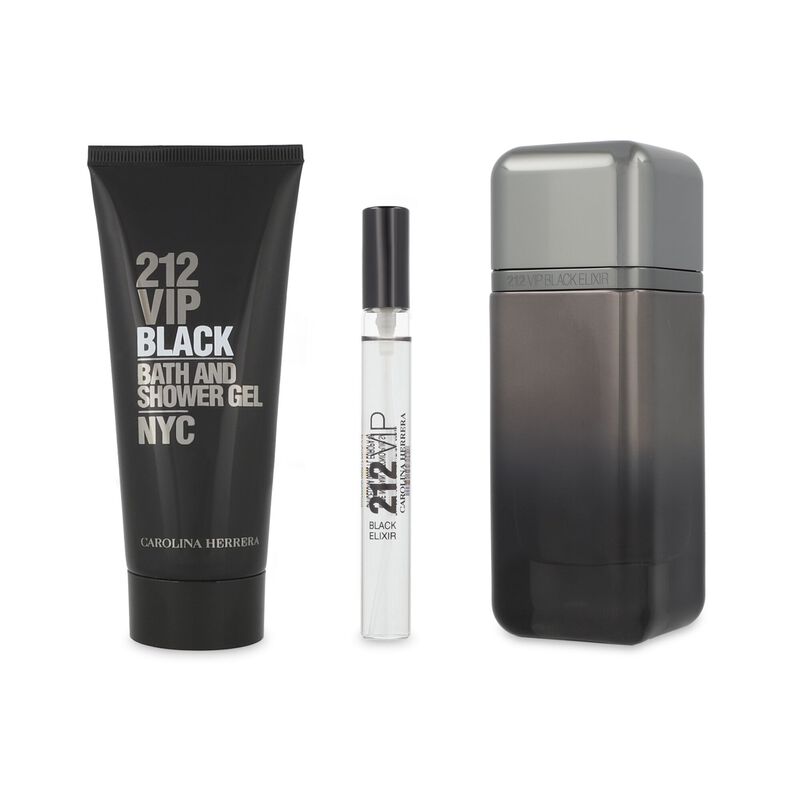 Set 212 Vip Black Elixir 3Pzs 100Ml Edp Spray/ ... image number null