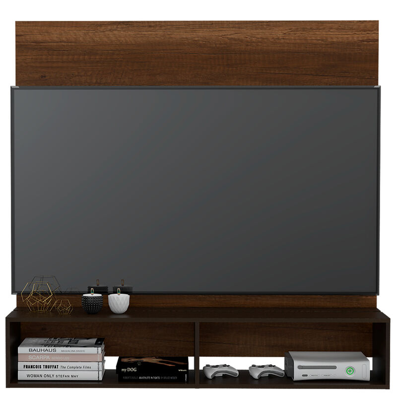 Mesa Para Tv Clasic Cobre Y Wengue Para Televis... image number null