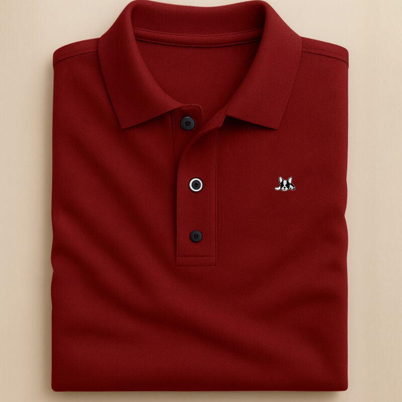 Playera Polo de Algod&oacute;n Manga Corta Casual para... image number null