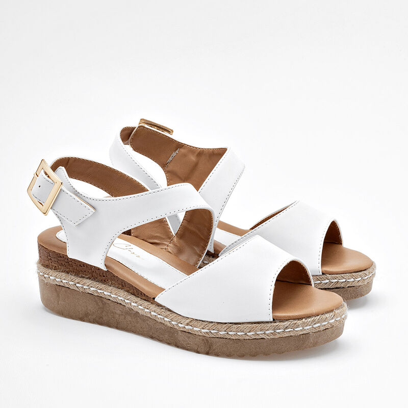 Been Class Sandalia para mujer blanco image number null