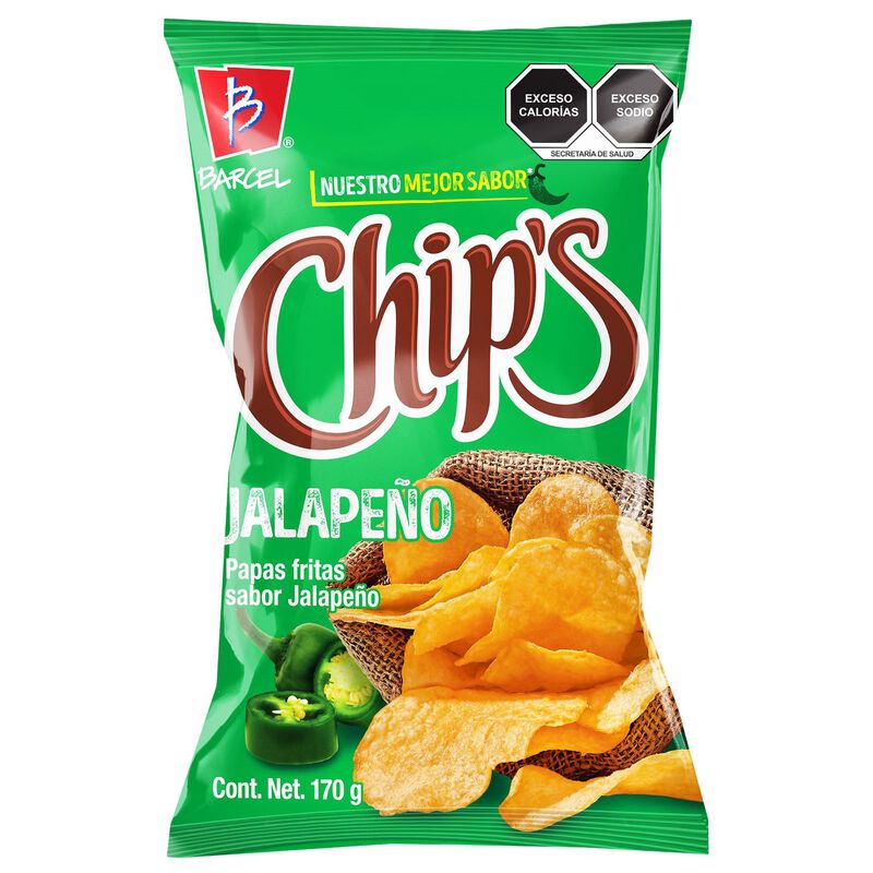 Chip's Papas Jalape&ntilde;o 170 gr image number null