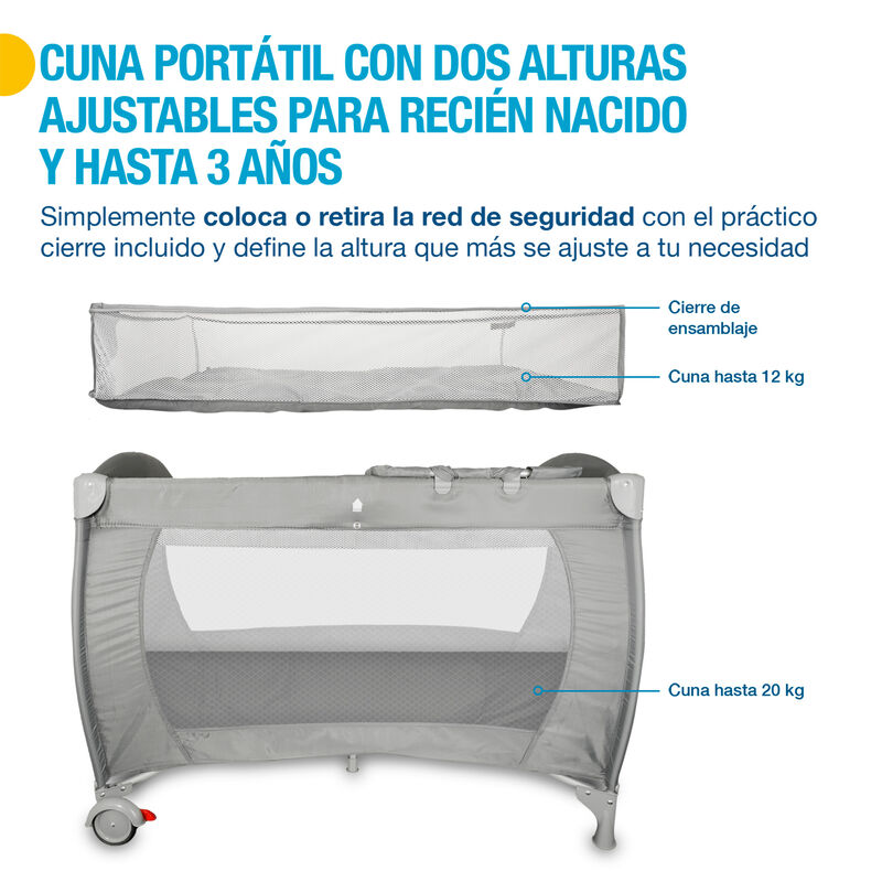 Cuna Viajera Plegable con Cambiador image number null