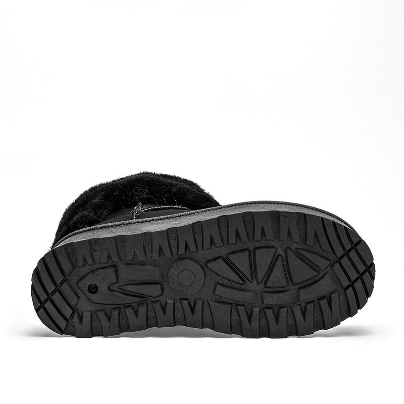 Moramora Bota con peluche para mujer negro image number null