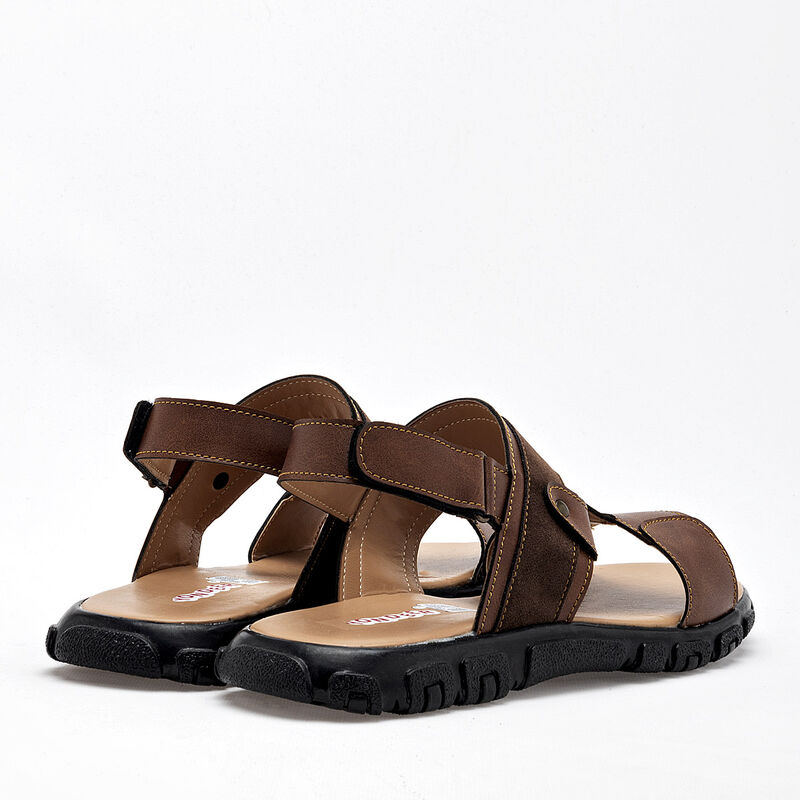 Yondeer Sandalia para joven camel caf&eacute; image number null