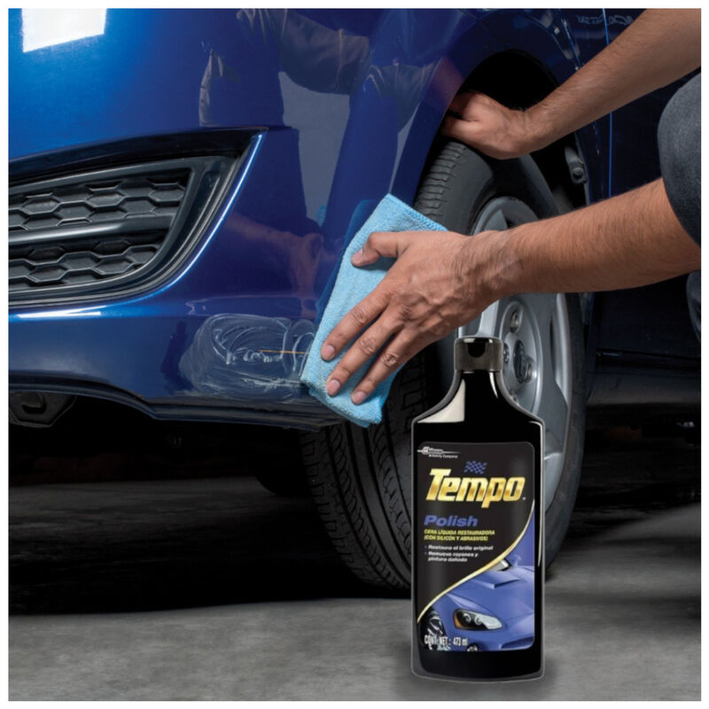 Cera pasta Tempo y cera l&iacute;quida Polish + eponja... image number null