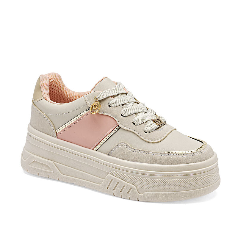 Moramora tenis chunky para mujer latte coral co... image number null