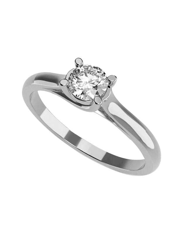 Anillo de Compromiso de 10K con Circonia Talla ... image number null