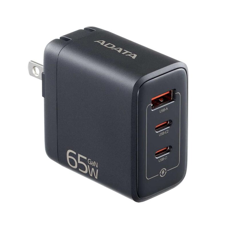 Cargador AC ADATA 65W GAN Universal USB-C Negro... image number null