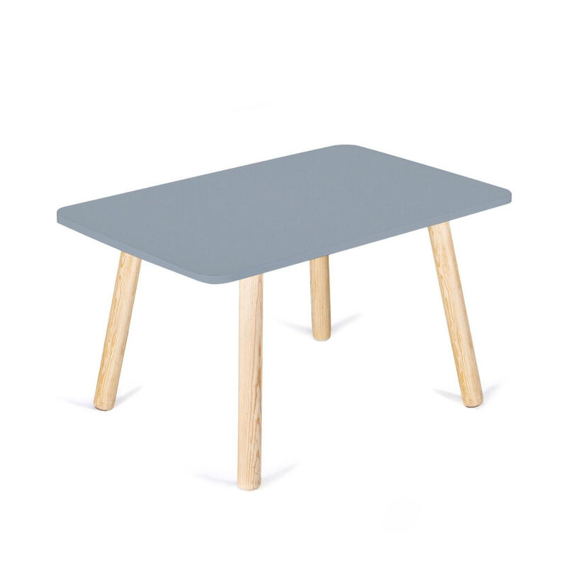 Mesa Rectangular Amplia de Madera para Ni&ntilde;os Y ... image number null