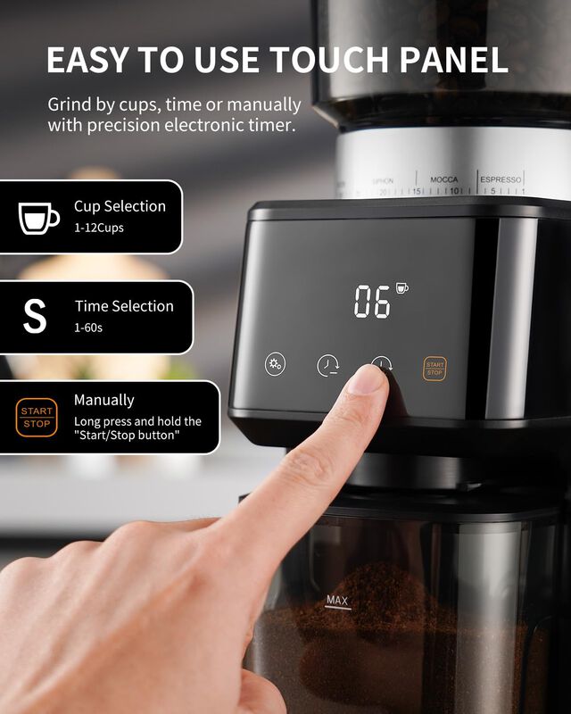 Molinillo De Caf&eacute; Shardor Conical Burr Electric... image number null