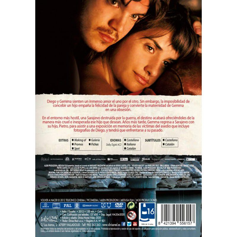 VOLVER A NACER (DVD) image number null
