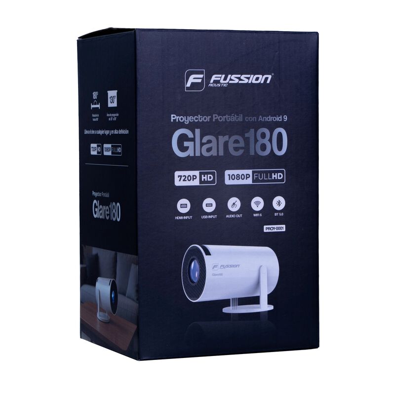 Proyector Port&aacute;til Fussion PROY-0001 Glare180 e... image number null