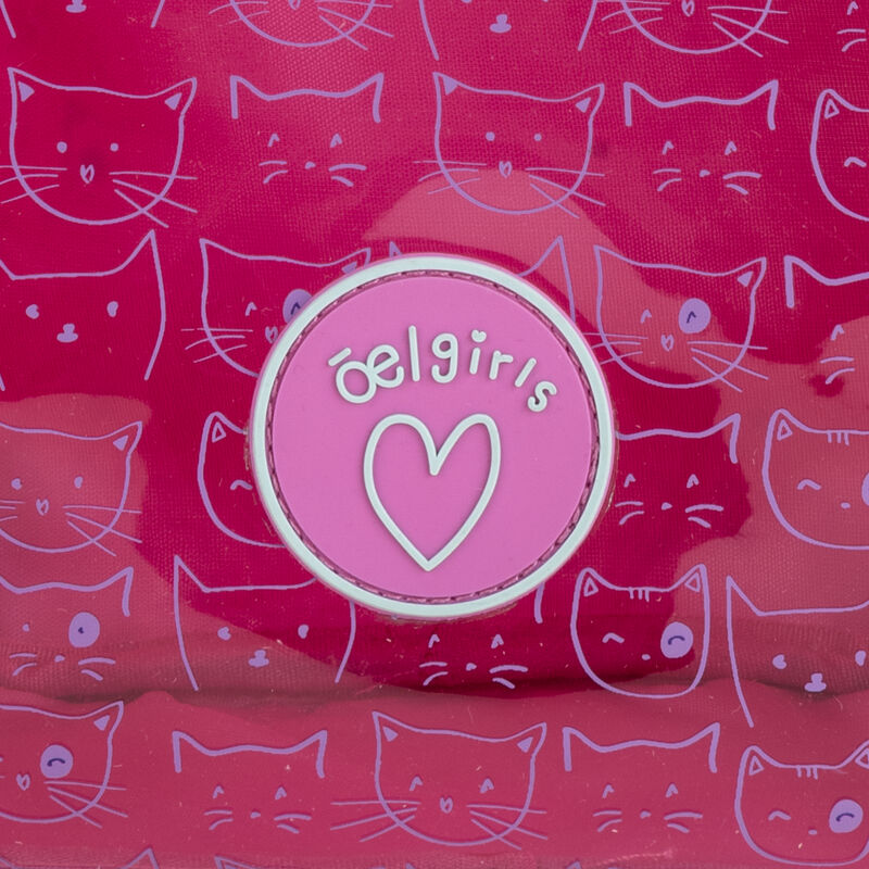 Mochila Mediana Para Ni&ntilde;a Estampado Gatos Color... image number null
