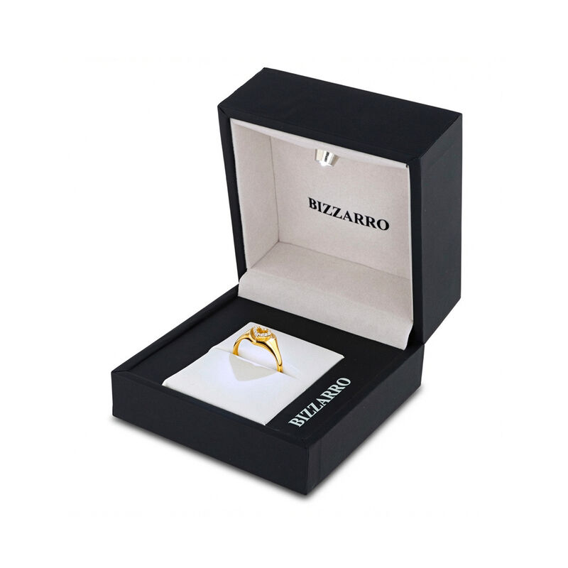 Anillo De Oro Amarillo 14k En Forma De Coraz&oacute;n ... image number null