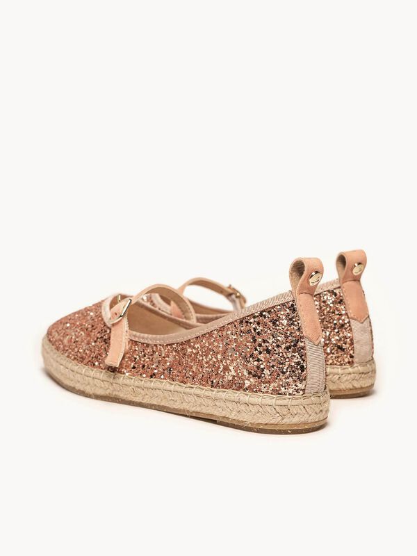 Campanilla Glitter Naranja Claro image number null