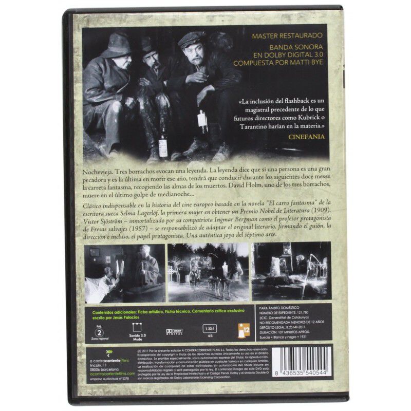 La Carreta Fantasma [DVD] (1921) K&ouml;rkarlen (The... image number null