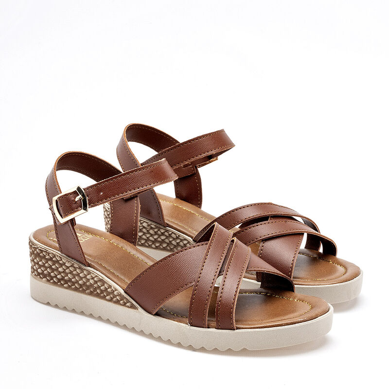 Maxim Sandalia para mujer caf&eacute; image number null