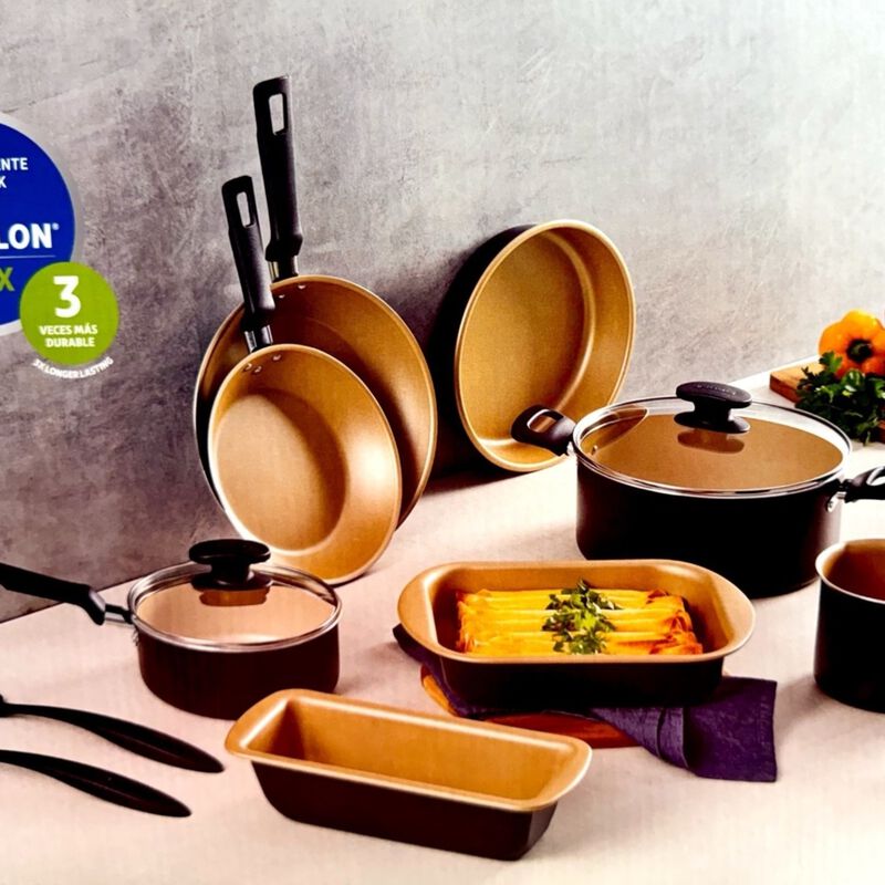 Bateria de Cocina Tramontina 12 Piezas Negra + ... image number null