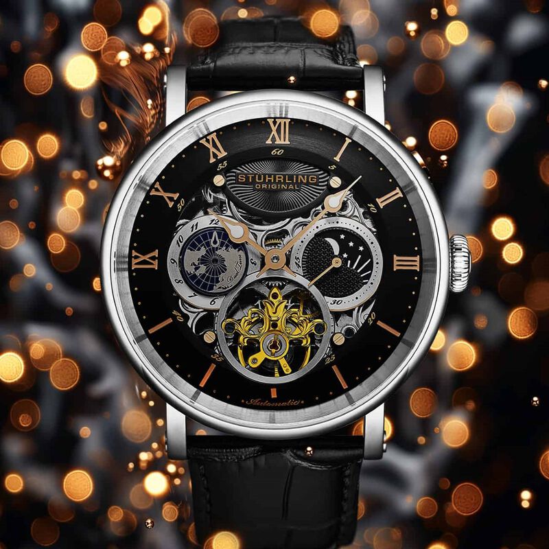 Reloj Stuhrling para hombre 1015.03 autom&aacute;tico ... image number null