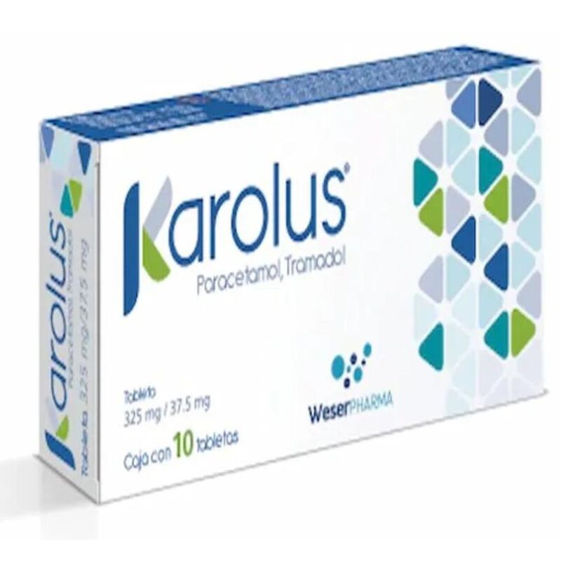 Karolus 325/37.5 mg Caja 10 Tabletas image number null