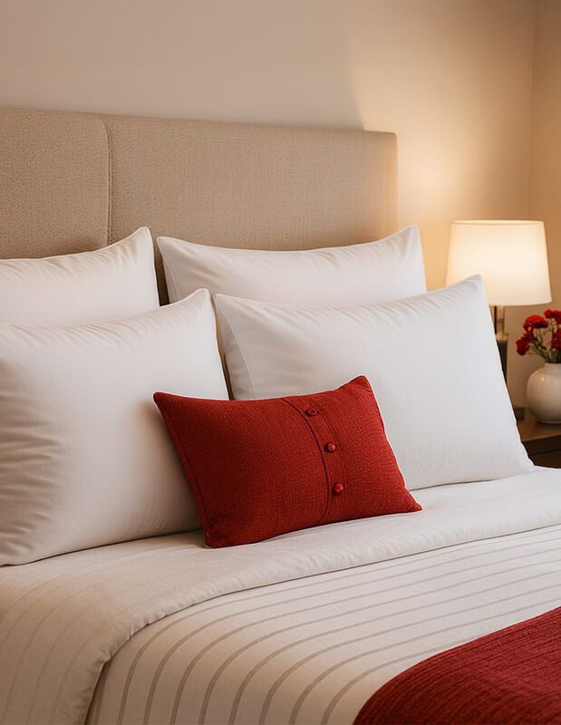 Pack 6 Almohadas Est&aacute;ndar Confort Suave Atlas B... image number null